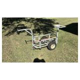 NICE! ALUMINUM PIER FISHING CART