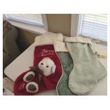 LOT - LARGE CHRISTMAS STOCKINGS
