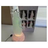 ILLUMINATED SNOW MAN FIGURE - CLEAR