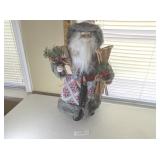 SNOW THEMED SANTA - SILVER COAT