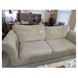 UPHOLSTERED SOFA - PALE GREEN