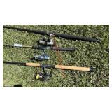 LOT - (3) FISHING RODS