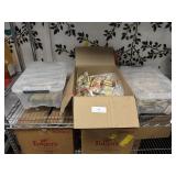 LOT - PACKAGED CRACKERS & (3) BAGS O' BEANS
