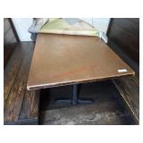 DINING TABLE W/ BASES - 72 X 30
