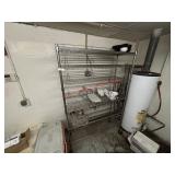 ROOMY!!  WIRE SHELF SET - 48 X 18 X 76