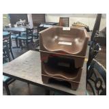 (2) PLASTIC BOOSTER SEATS