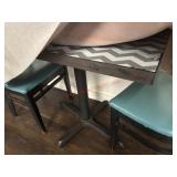 (1) 24 X 36 DINING TABLE W/ BASE
