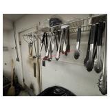 LARGE LOT - ASSORTED TONGS & UTENSILS