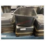 LOT - ASSORTED 1/2 PANS - 4' & 6'