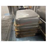 LOT - 1/2  HOTEL PANS - 4' & 6'