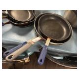 (3) LARGER NON-STICK SAUTE' PANS