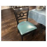(4) WOODEN DINING CHAIRS