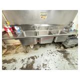 NICE!! EXTRA LARGE 3 COMPARTMENT SINK