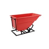 Industrial 1 Cubic Yard Tilt Truck - Red