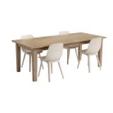 Wooden Dining Table with 4 x Chairs