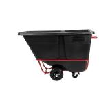 Rubbermaid 1315 Standard Tilt Truck 1Cu Yd - Black