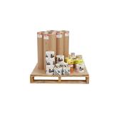 (Pallet of) ULINE Brown Paper Wrap & Ship Labels