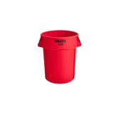 (Lot of 5) Rubbermaid Brute 40 Gal Buckets - Red