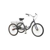 Schwinn Meridian Tricycle w/ Cargo Bskt - Gunmetal