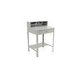 ULINE H-1799 Standard Shop Desk - Gray
