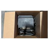 (Box of) Steel Desk Risers - Black