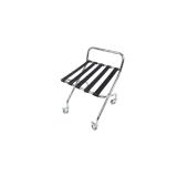 Folding Hotel Luggage Rack - Chrome