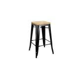 8 x ZENY 26" Metal Bar Stools