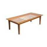 10 Seat Dining Table w/ Wooden Top