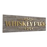 Whiskey Park' Outdoor Signage