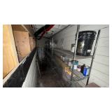 Storage Room Contents: 3 x Wire Shelving Racks