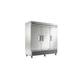 True T-72 Commercial 3 Door Fridge, Stainless Stee