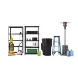 Garage Tools, Vacuums, Ladder & Misc Contents