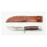 Vintage WESTERN Boulder, Colo Fixed Blade Knife