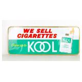 Vintage Metal Kool Cigarettes Sign
