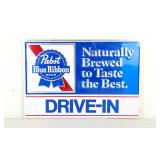 Vintage PABST Blue Ribbon DRIVE-IN Sign