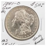 1881-O BU Morgan Silver Dollar Coin