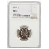 1955 NGC PF 66 Nickel