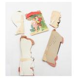 1920's Honeycomb Tissue Standing Valentines Cards