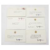 (4) Lyndon B Johnson Correspondence Letters