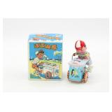 Vintage Ice Cream Vendor Tin Litho Toy