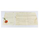 1865 Andrew Johnson US Indian Affairs Document