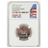 2001-S Proof N. Carolina PF69 Ultra Cameo Quarter