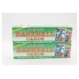 (X2) Topps Baseball Complete Set Sealed Boxes
