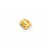 Natural Gold Nugget Specimen Nome, AK 1.1 Grams
