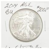 2014 BU American Silver Eagle Dollar 1 OZ