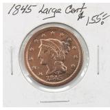1845 Large Cent Coin