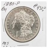 1880-P BU Morgan Silver Dollar Coin