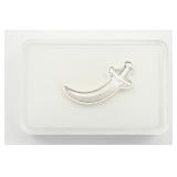 PAN CO .999 5 Gram SIlver Sword Ingot