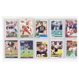 (10) Football NFL Trading Card Stars Lot