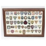 United States Police Uniform Patch Framed Print
